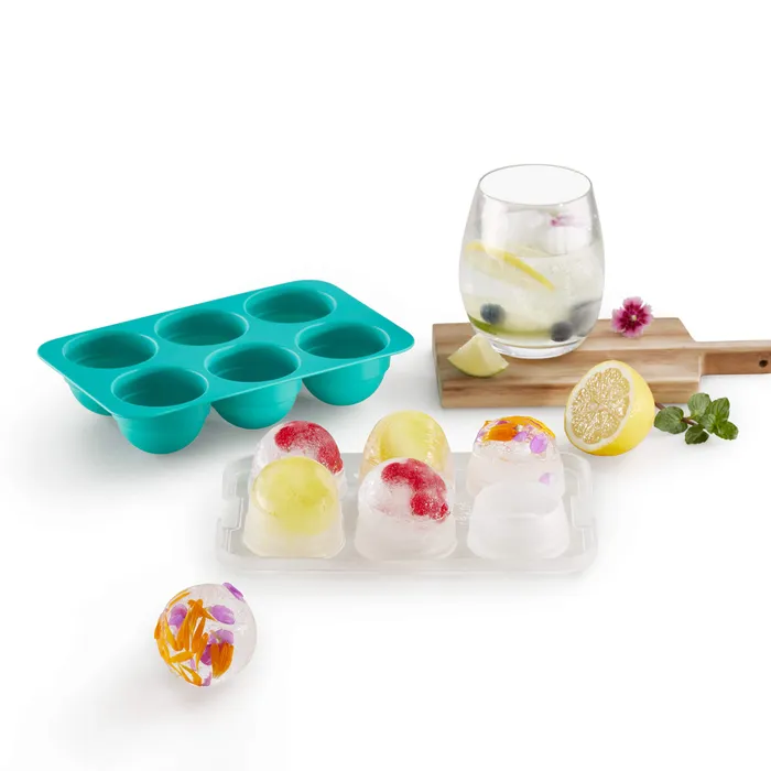 BANDEJA HIELO XL ESFERA TURQUESA